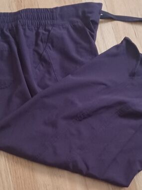 Marika Purple Active Capri Pants - Eggplant Purple